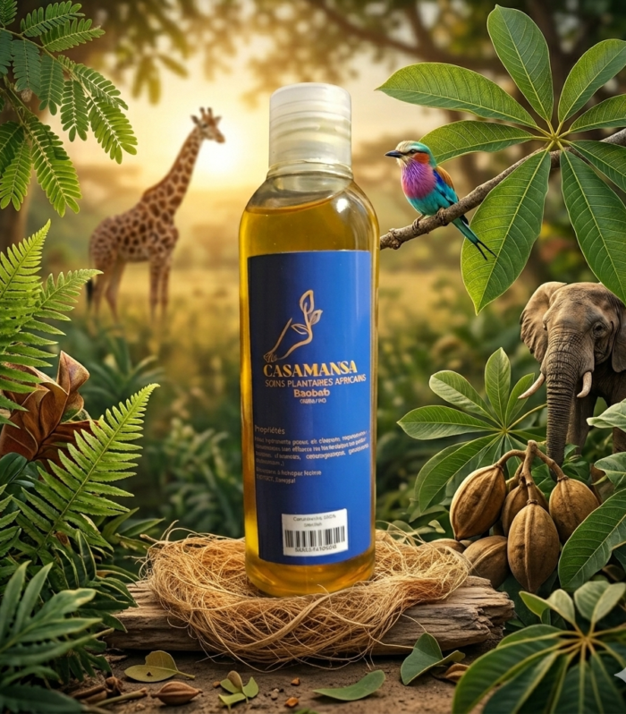 Huile de baobab 100% végétale et Bio