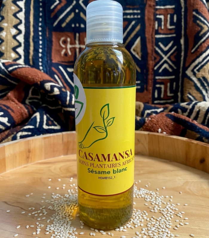 Huile de Sésame blanc 100% végétale et Bio